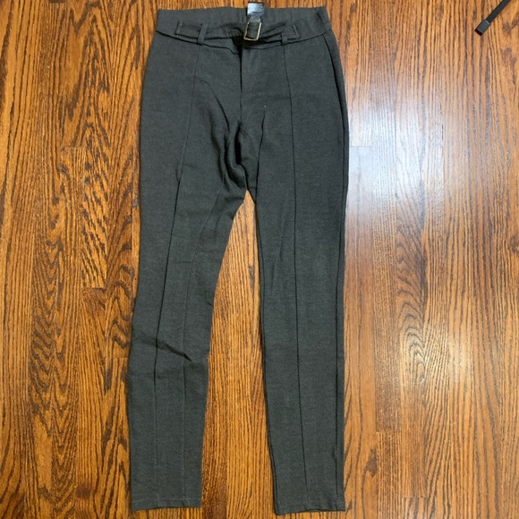Suko Jeans Belted Grey Legging - Picture 1 of 4